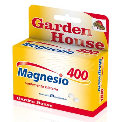 MAGNESIO 400 X 30 COMP - GARDEN HOUSE (x caj.)