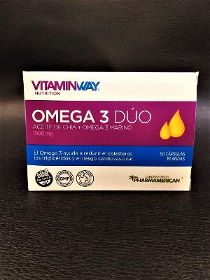 OMEGA 3 DUO X 60 CAP VW - VITAMIN WAY