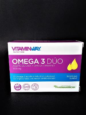 OMEGA 3 DUO X 30 CAP VW - VITAMIN WAY