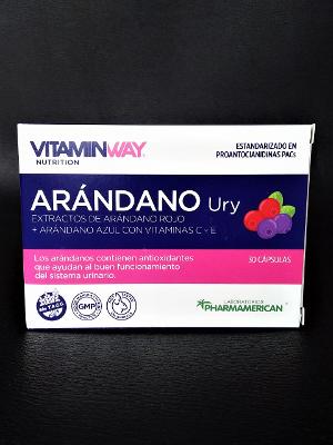 ARANDANO URY SUPL X 30 CAP - VITAMIN WAY