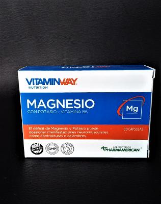 MAGNESIO + POTASIO X 30 CAP VW - VITAMIN WAY