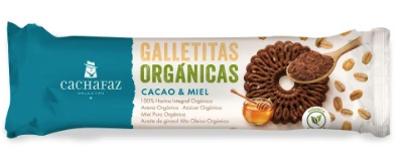 GALLETAS ORGANICAS CACAO X 170GR - CACHAFAZ (x U.)