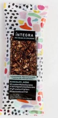 BARRITA INTEGRA CHOCOLATE AVENA